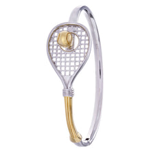 04 Tennis Racket Bracelet Silver - Two Tone #25