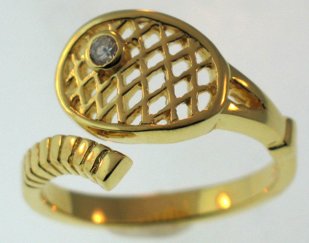 06 Tennis Ring - Gold Plated - #177A
